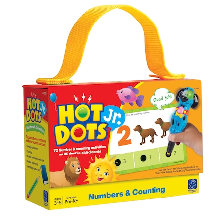 Educational Insights Numbers And Counting Hot Dots Jr. Card Set 2353